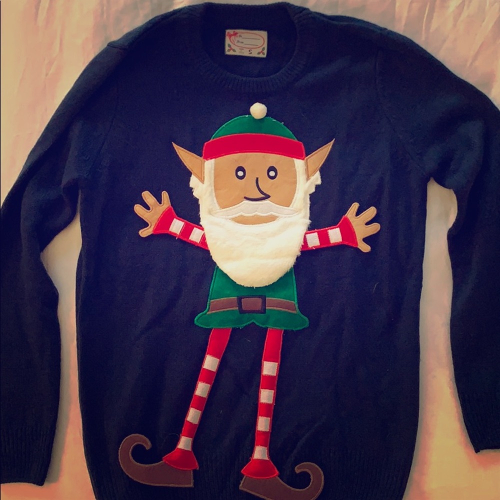 Dancing Elf Ugly Christmas Sweater